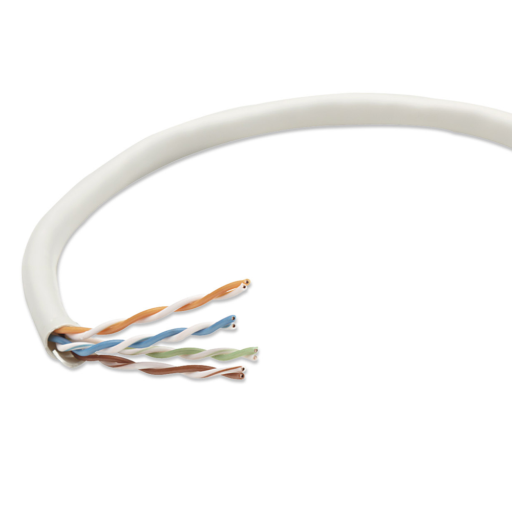 BOBINA INTELLINET CAT6 UTP CCA SOLIDA COLOR GRIS 23AWG 305 MTS 704663