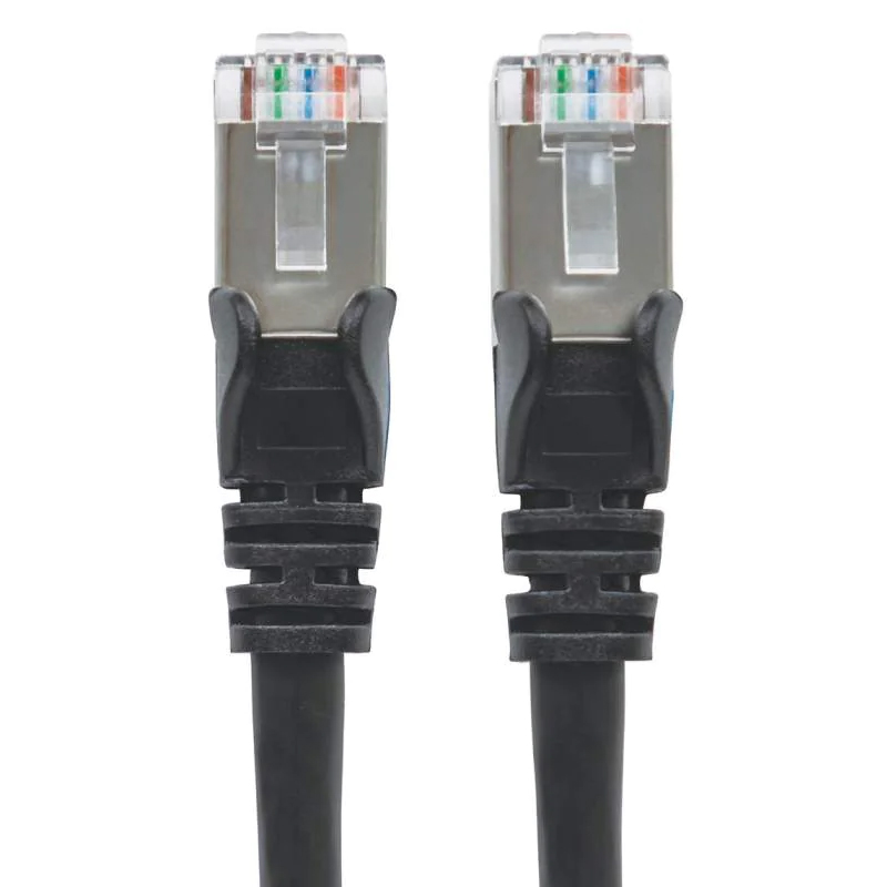 CABLE DE RED INTELLINET CAT6A S/FTP, 0.9 M, NEGRO 741521