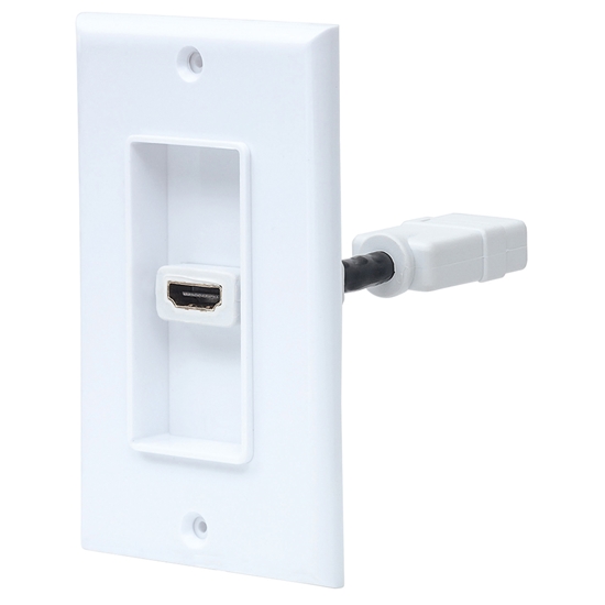 JACK HDMI MANHATTAN BLANCO FACEPLATE CON 1 PUERTO 771719