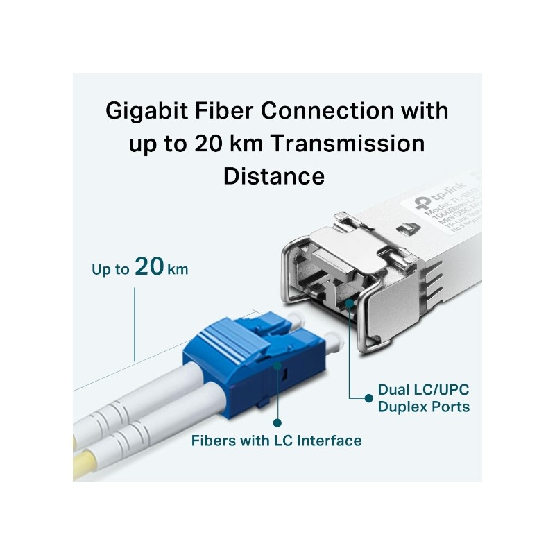 TP-LINK ADAPTADOR MOD MI-GBIC/MONO/SFP/10KM/LCUPC/SM311LS (TL-SM311LS)