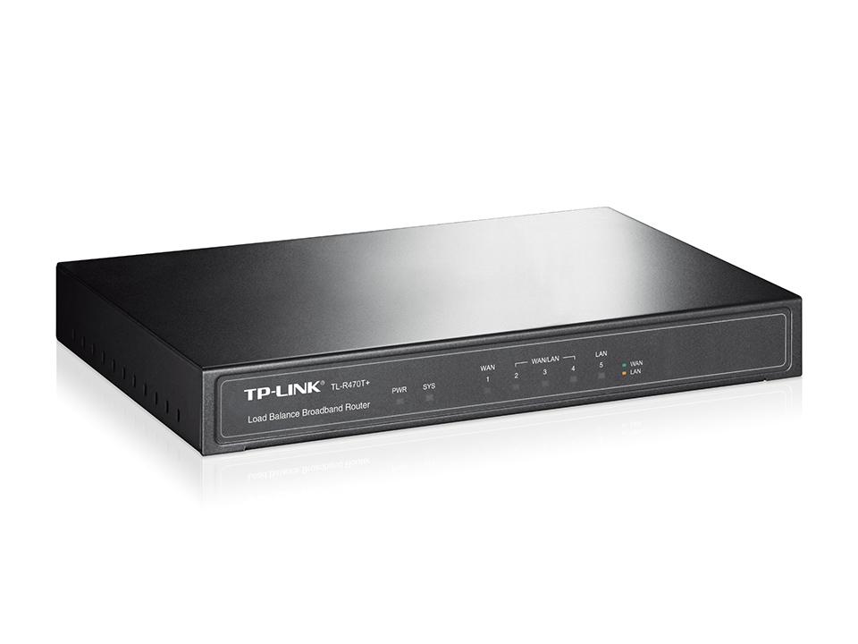 TP-LINK ROUTER BALANCEADOR DE CARGA /3 WAN/LAN/QoS/ TL-R470T+