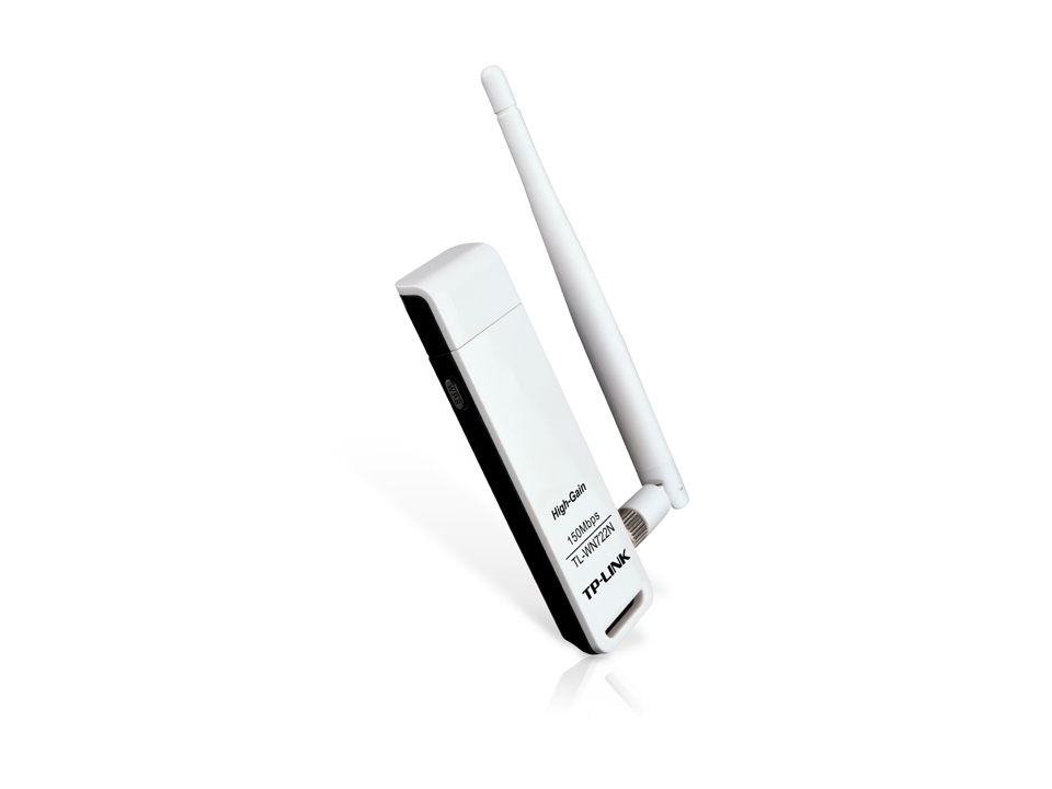 TP-LINK ADAPTADOR INALAMBRICO  /USB2.0/N150/1ANT/4dBi/TL-WN722N