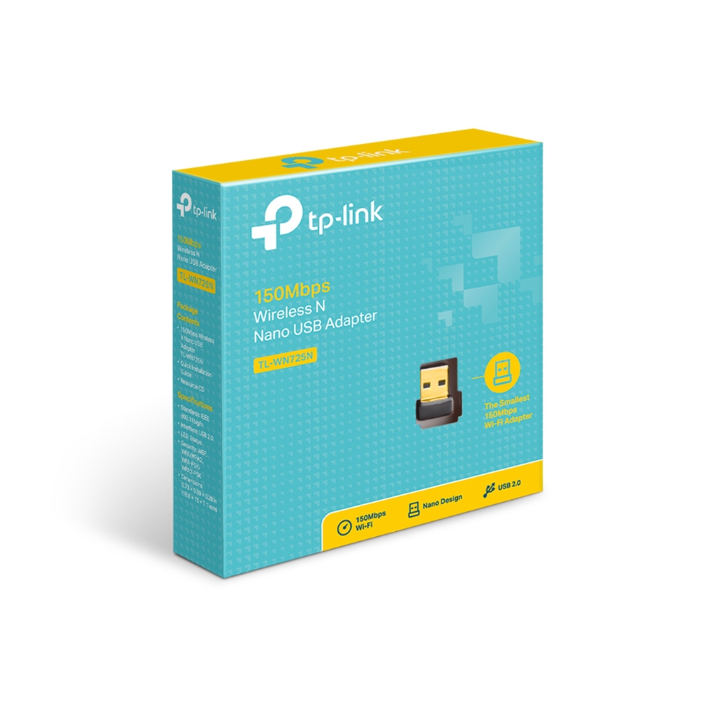 TP-LINK ADAPTADOR INALAMBRICO  /USB2.0/NANO/N150/TL-WN725N