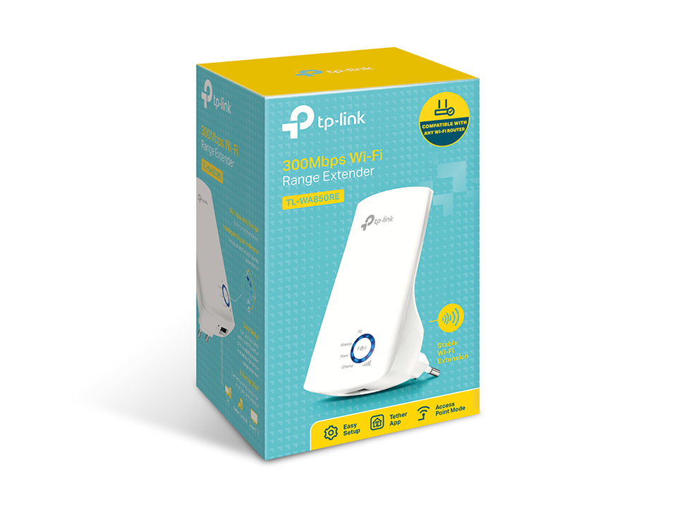 Repetidor De Señal Tl-wa850re Wi-fi 300mbps Blanco Tp-link 100v/240v