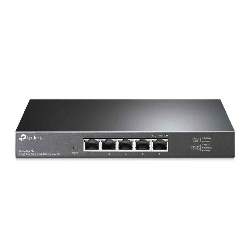 TP-LINK SWITCH DE ESCRITORIO 5 PTO 2.5 G/ TL-SG105-M2