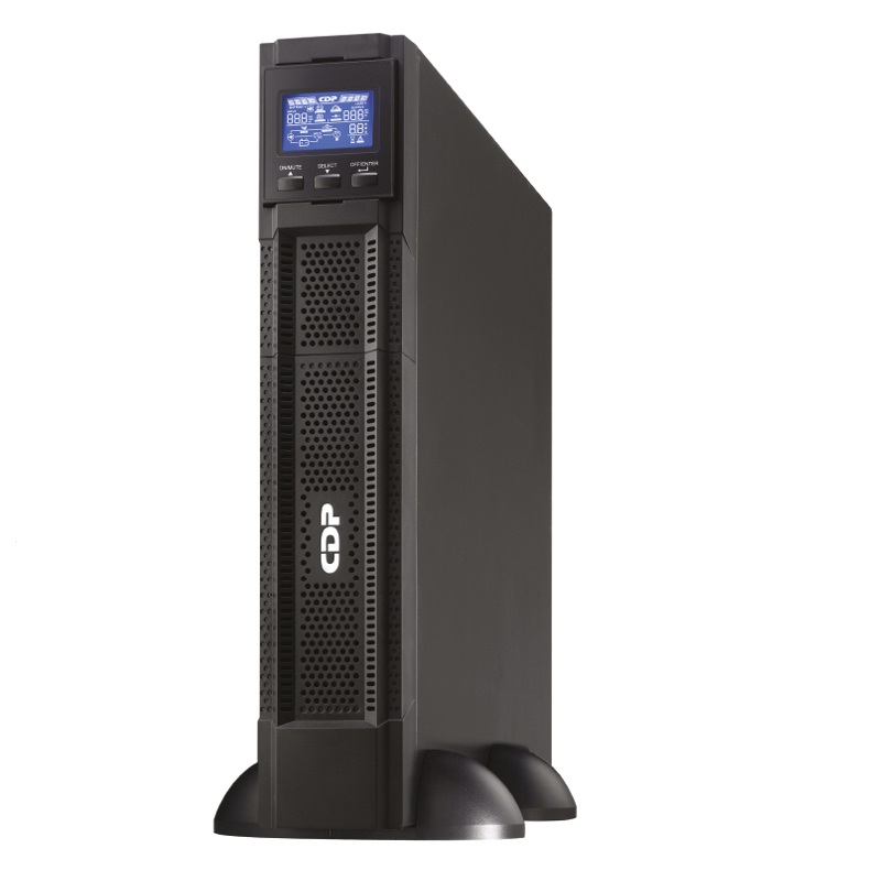 CDP UPO11-1RTAX 1000VA/1000W FP 1.0 ONLINE UPS (NO BREAK) 2U RT, LCD UL, FCC, CE 120 VAC