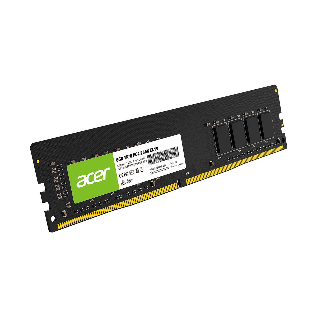 MEMORIA UDIMM DDR4 ACER UD100 8GB 2666MHZ CL19 (BL.9BWWA.221)