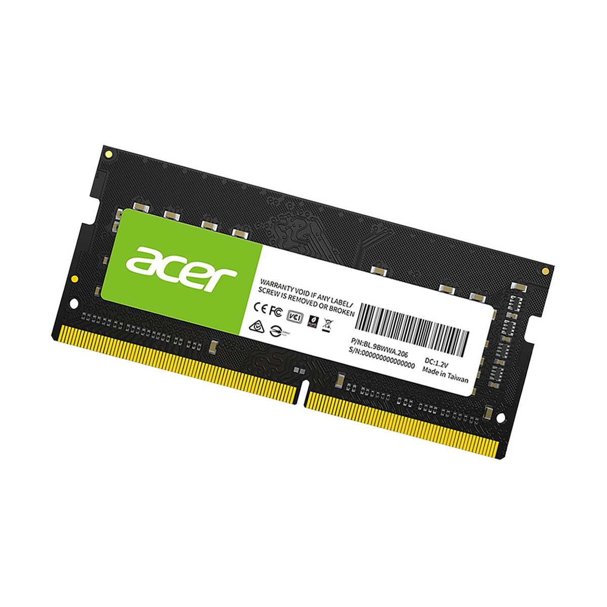 MEMORIA SODIMM DDR4 ACER SD100 8GB 3200MHZ CL22 (BL.9BWWA.206)