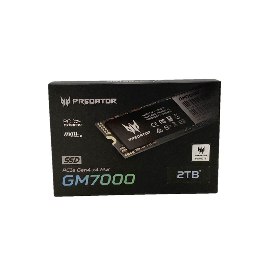 UNIDAD SSD PREDATOR GM7000 2TB M.2 NVME GEN4X4 7400MB/S (BL.9BWWR.106)