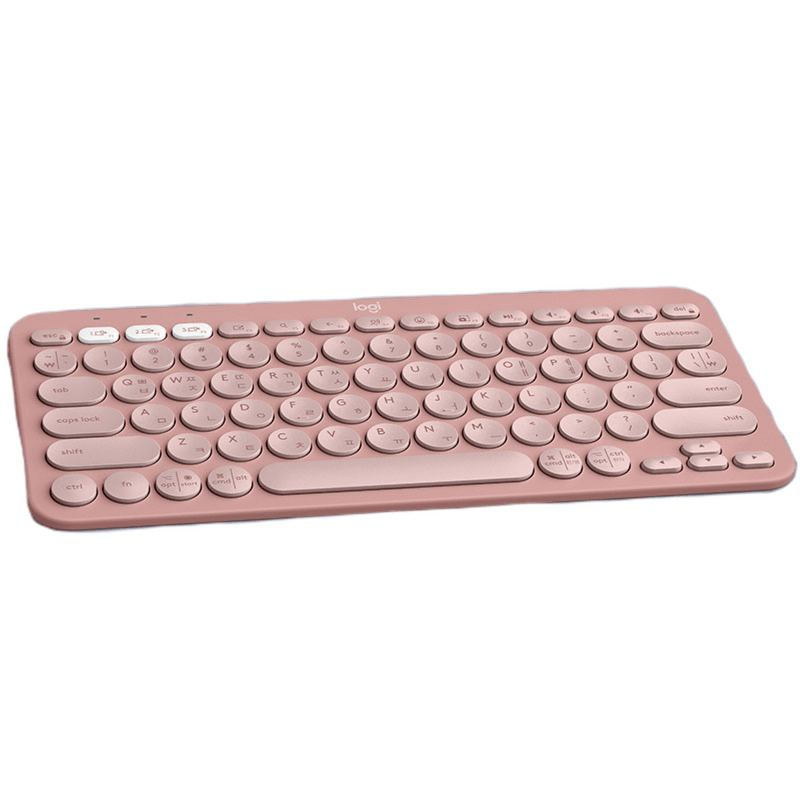 TECLADO LOGITECH PEBBLE KEYS 2 K380s BT MULTIDISP. ROSE (920-011785)