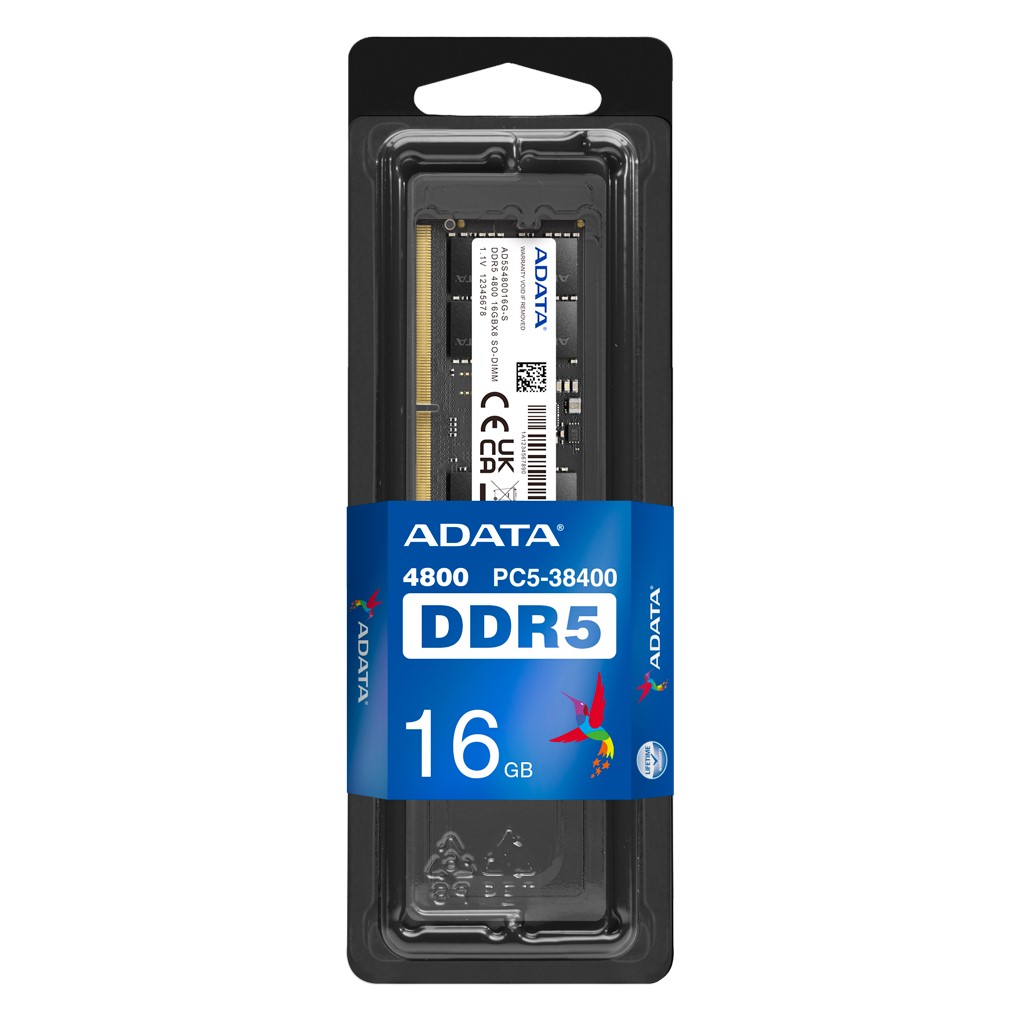 MEMORIA DDR5 ADATA 16GB 4800 SO-DIMM (AD5S480016G-S)