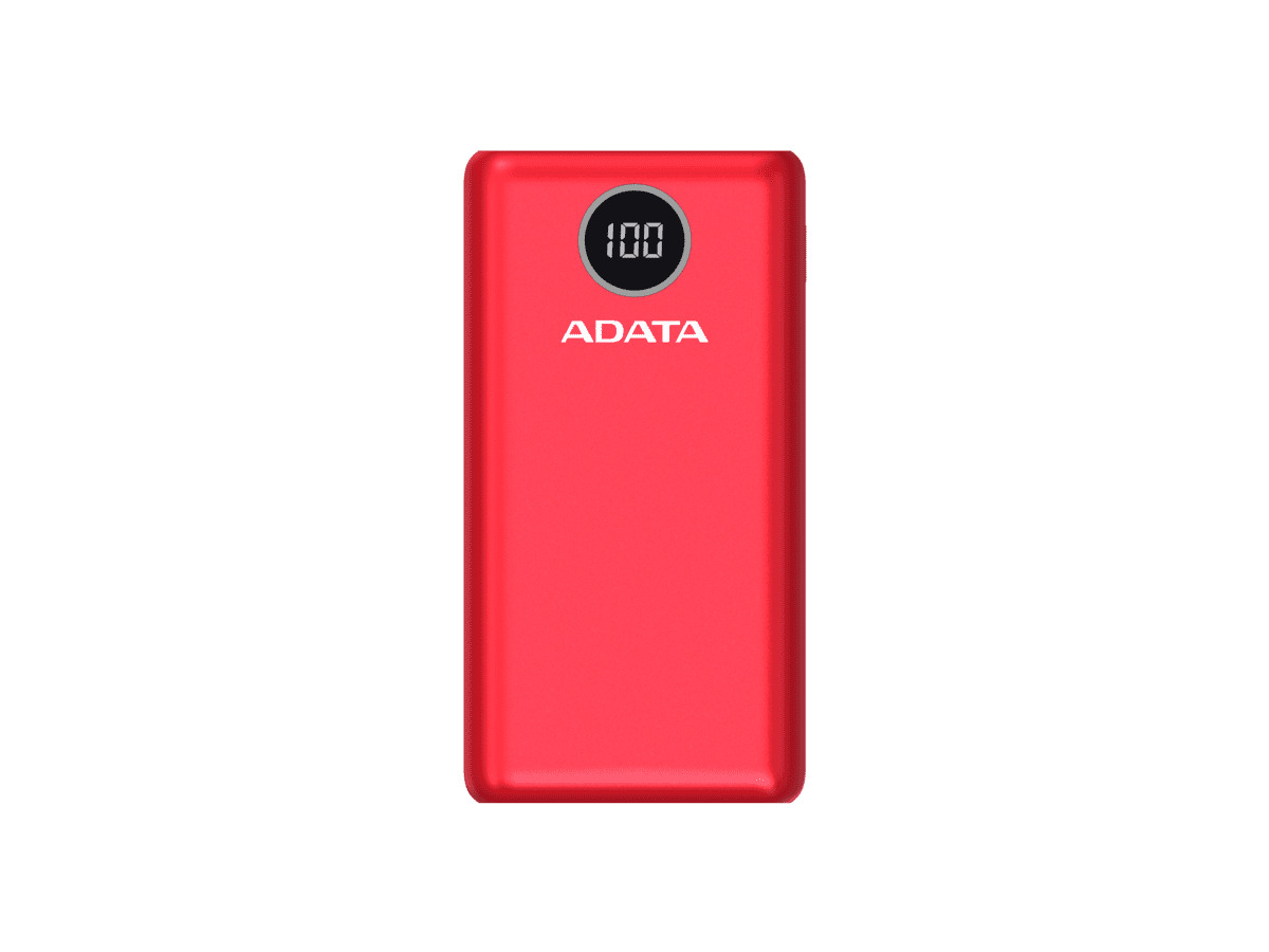 CARGADOR PORTATIL DIG ADATA P20000QCD TIPO C ROJO (AP20000QCD-DGT-CRD)