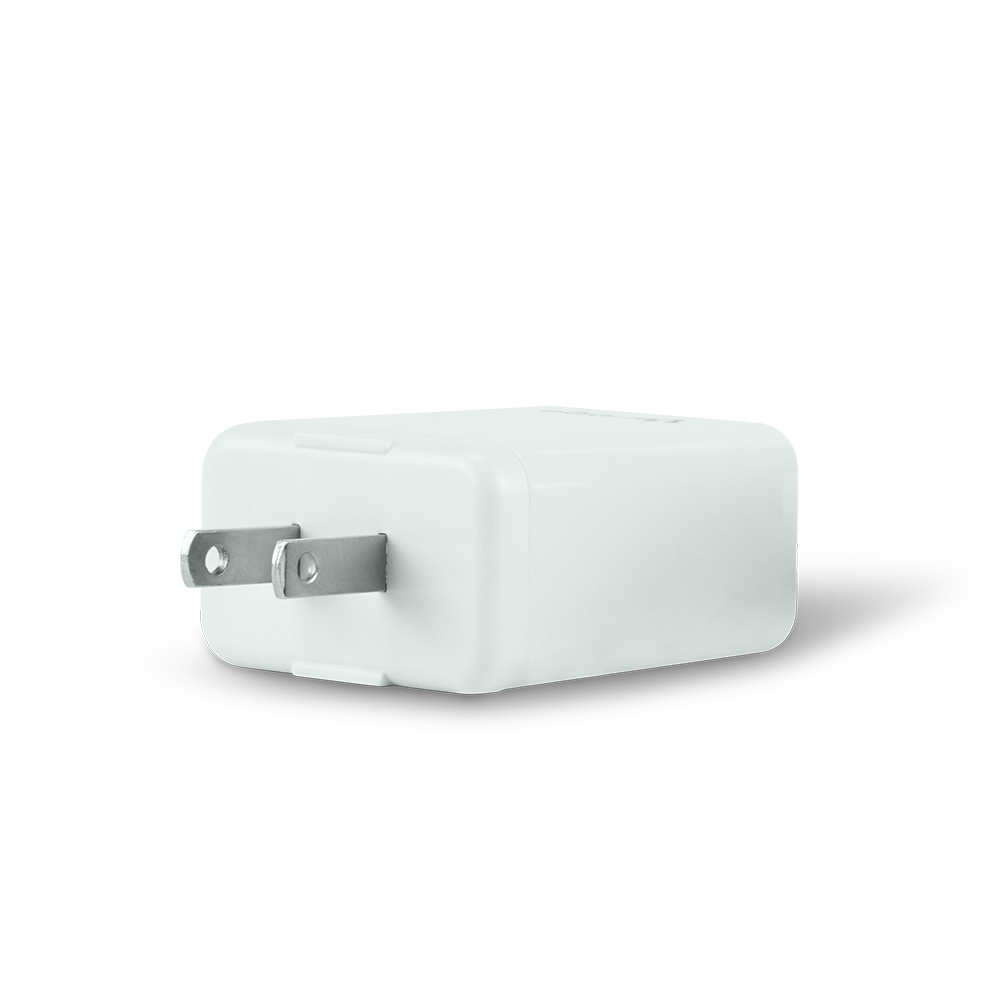 CARGADOR PARA PARED QUICK CHARGE 3.0A PD20W USB A Y C BLANCO AU-350-WH