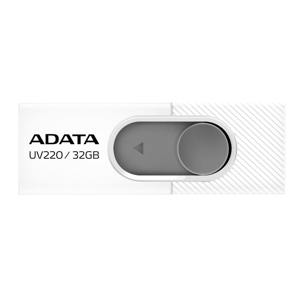 MEMORIA FLASH ADATA UV220 32GB USB 2.0 BLANCO/GRIS (AUV220-32G-RWHGY)