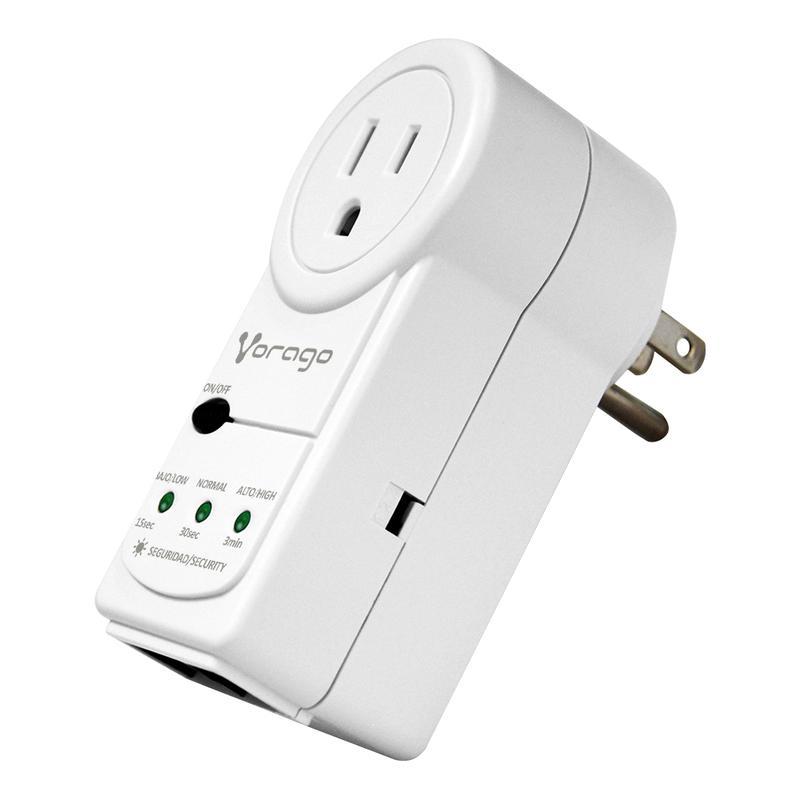 PROTECTOR DE VOLTAJE VORAGO RJ45/RJ11 PORTATIL 1800 W ELECTRODOMÉSTICOS (AVR-300-WH)