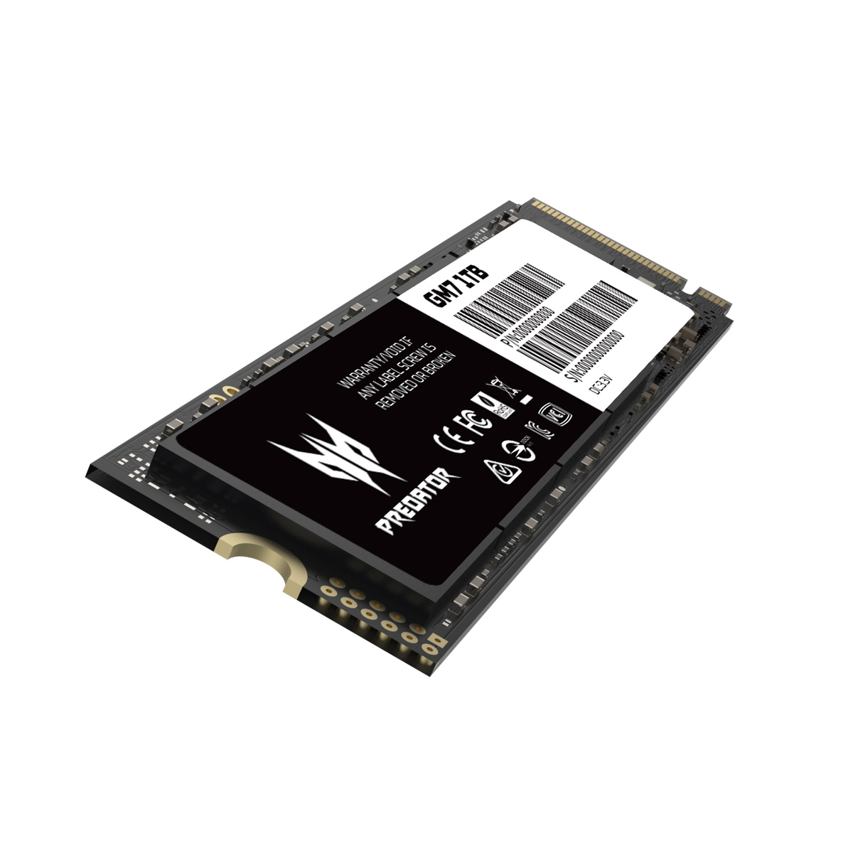 UNIDAD SSD PREDATOR GM7 1TB M.2 NVME GEN4X4 7200MB/S (BL.9BWWR.118)