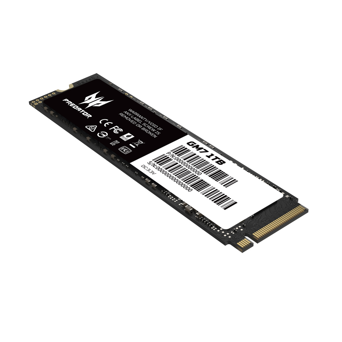 UNIDAD SSD PREDATOR GM7 1TB M.2 NVME GEN4X4 7200MB/S (BL.9BWWR.118)