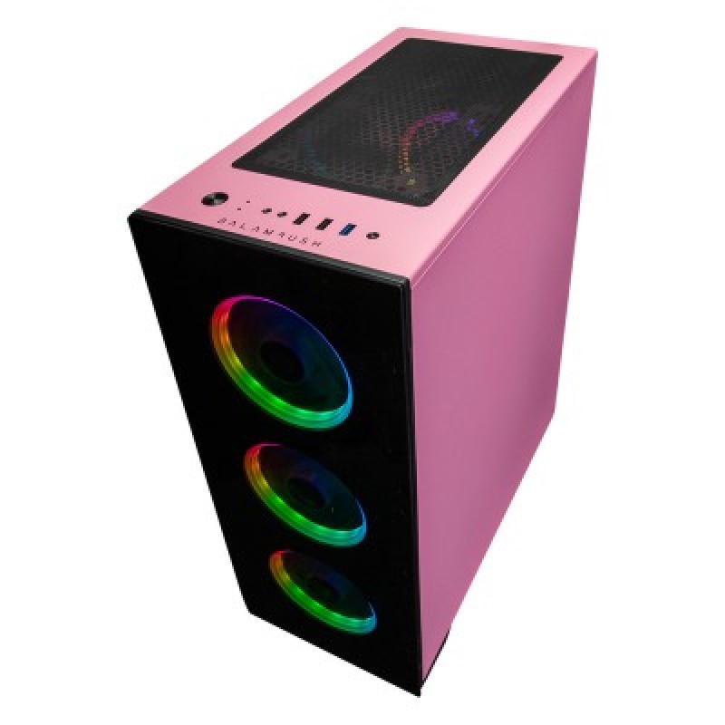 (OPEN BOX) GABINETE BALAMRUSH THINOS E-ATX RGB USB 3.0 ROSA BR-932288