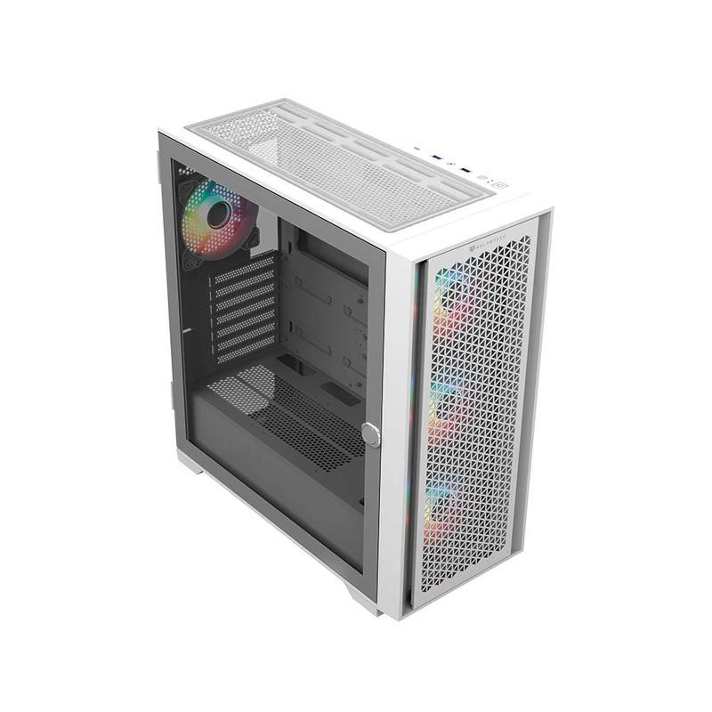 GABINETE BALAM RUSH FULL TORRE CARBON 9000/USB 3.0/2.0/USB C/4 VENT/BALNCO (BR-938761)