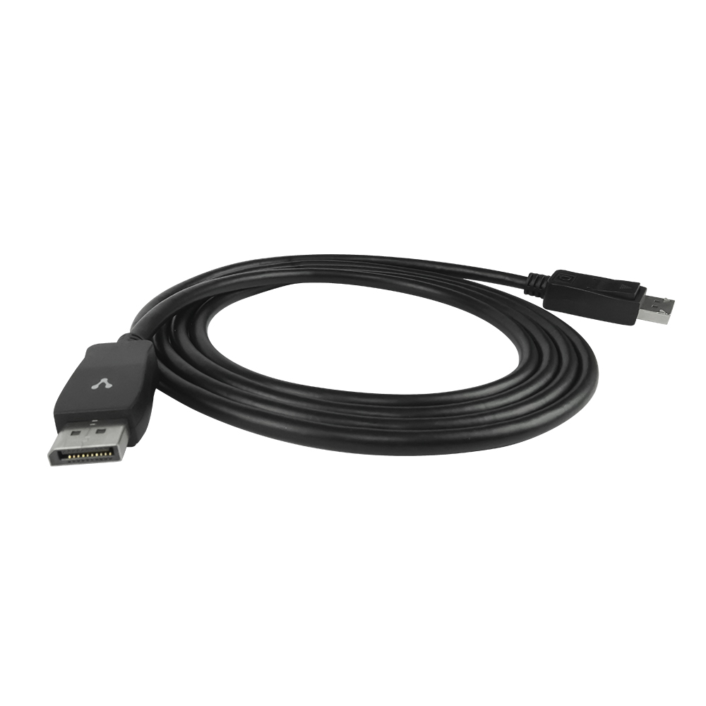 CABLE VORAGO DISPLAY PORT MACHO-MACHO 2 MTS 4K 32.4 GBPS NEGRO CAB-309