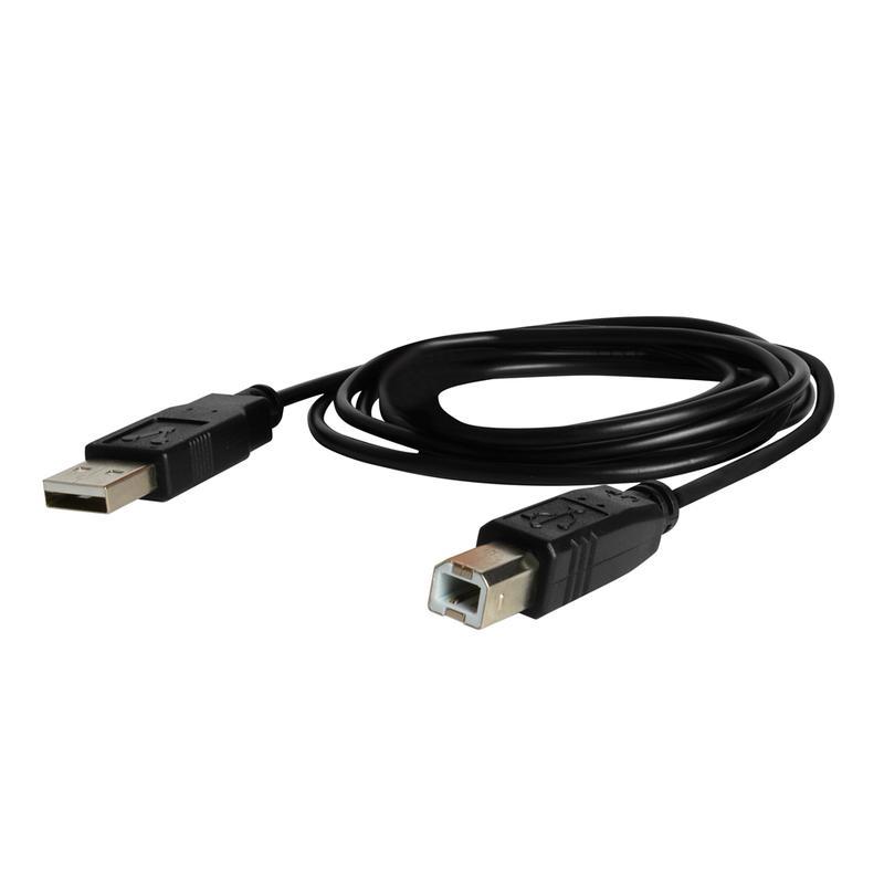 CABLE VORAGO PARA IMPRESORA USB/AB 2.0 1.8 MTS NEGRO (CAB-AB018)