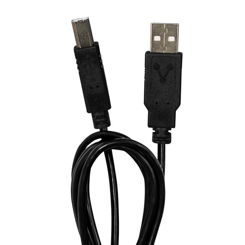 CABLE VORAGO PARA IMPRESORA USB/AB 2.0 1.8 MTS NEGRO (CAB-AB018)