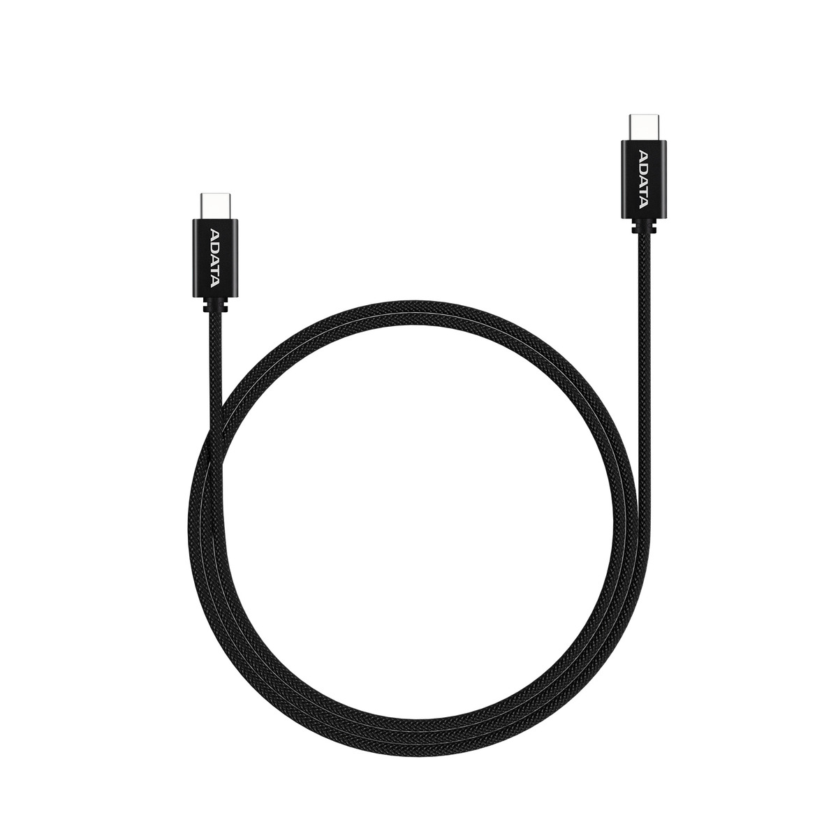 CABLE ADATA USB-C A USB-C 100CM NAILON TRENZADO NEGRO (CACC-100PN-BK)