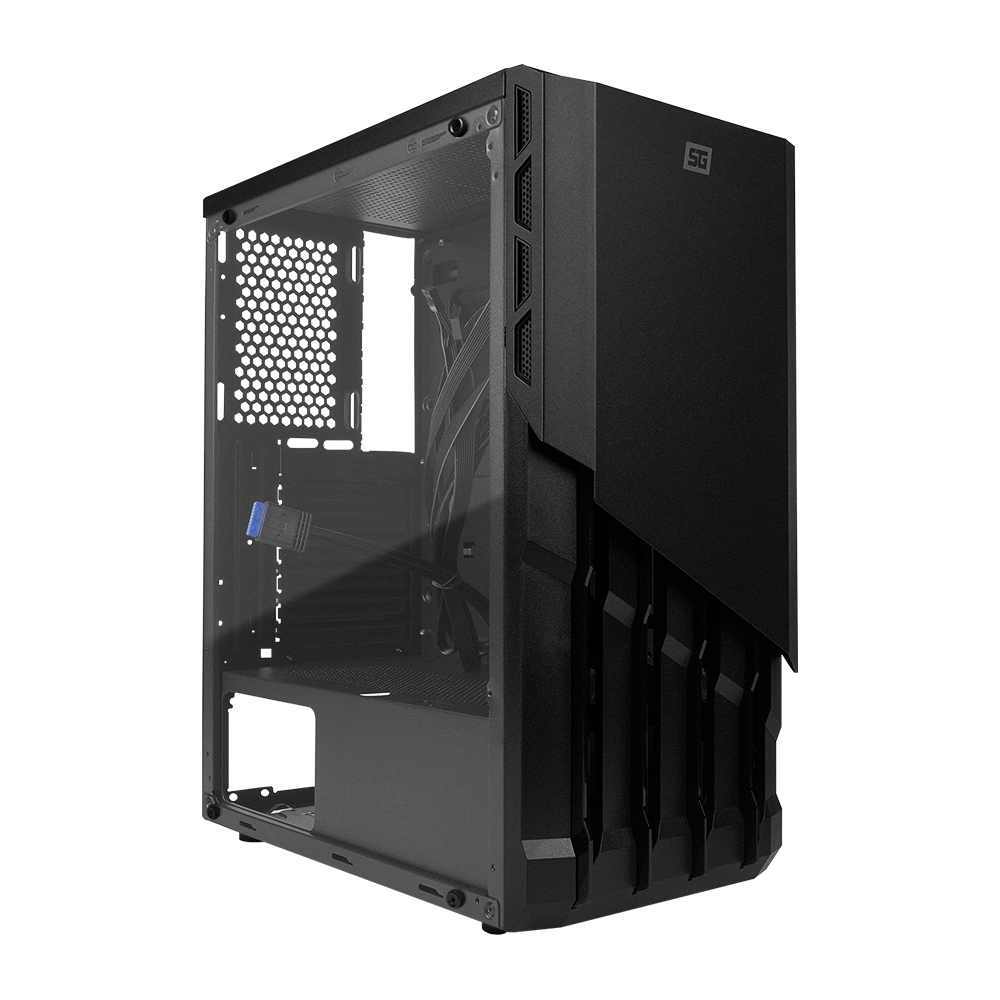 GABINETE START THE GAME mATX CRISTAL LATERAL USB 3.0 S/FTE CSG-530 BK