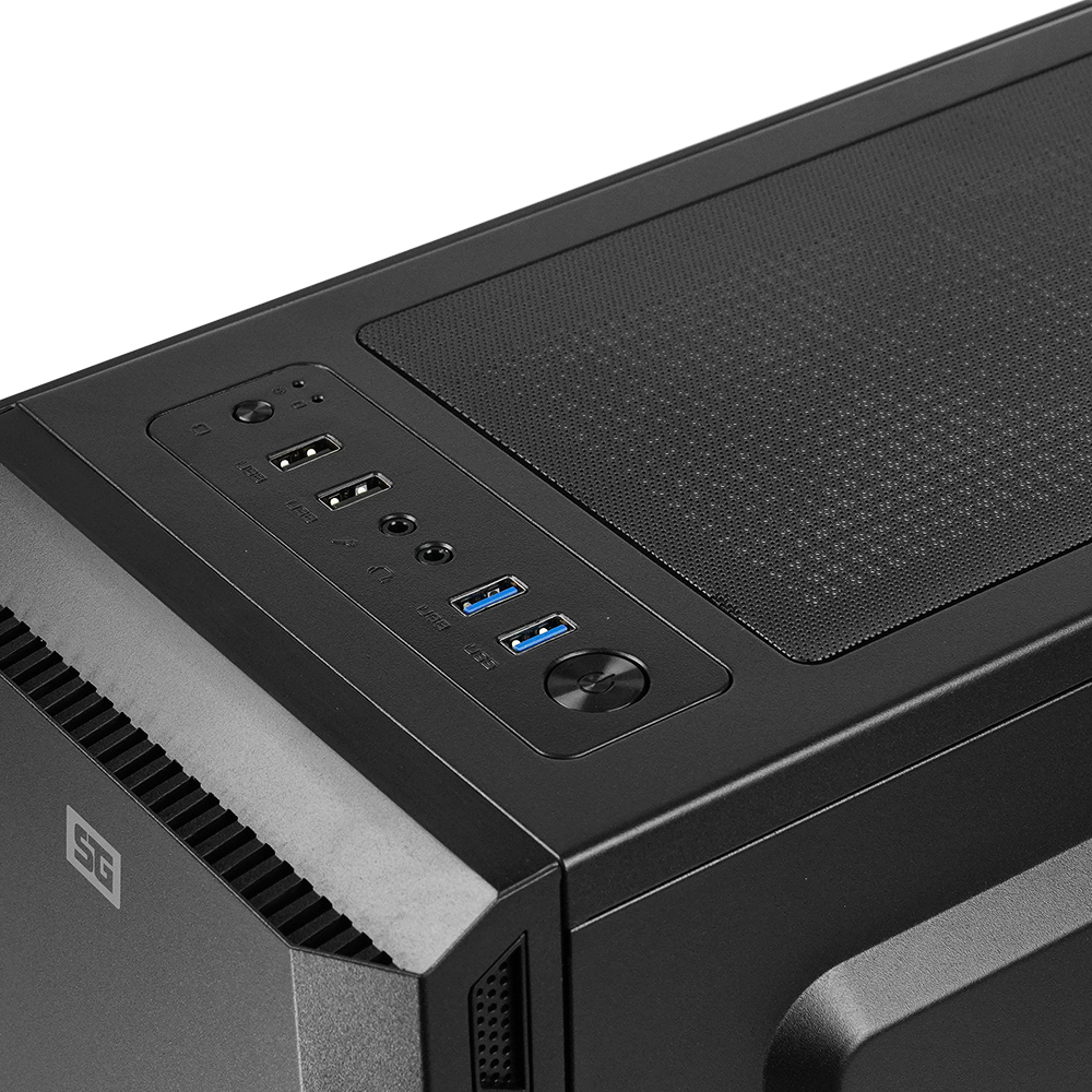 GABINETE START THE GAME mATX CRISTAL LATERAL USB 3.0 S/FTE CSG-530 BK