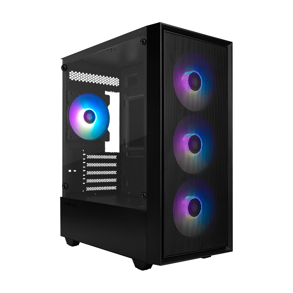 GABINETE GAME FACTOR MATX, USB 3.0, 4 VENT 120MM ARGB S/FTE CSG503