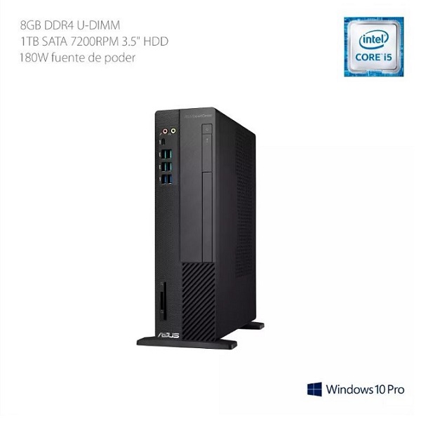 (REPARADO) DESKTOP ASUS EXPERTCENTER SFF I3-9100 8GB 1TB W10P NEGRO D641SC-I38G1TWP-02