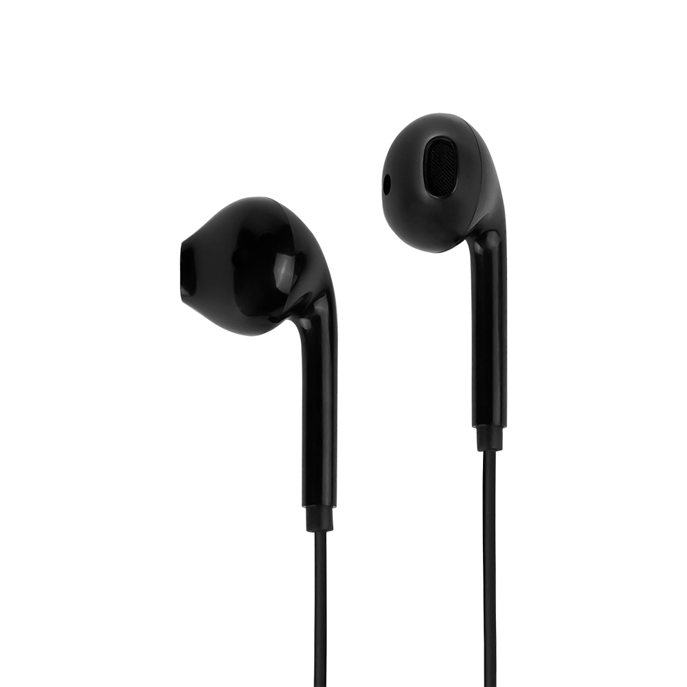 AUDIFONO VORAGO MANOS LIBRES 3.5MM CTRL VOL. Y MICROF NEGRO EP-201-V2-BK