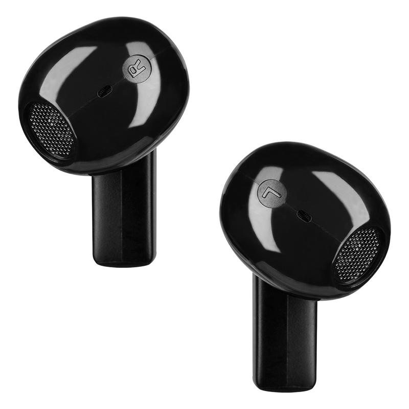 AUDIFONOS VORAGO EARBUD BT TWS 5.4 6HRS + 3 CARGAS TACTIL USB-C NEGRO (ESB-310-BK)