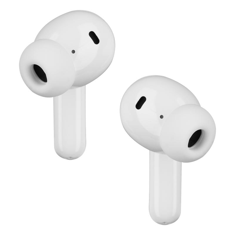 AUDIFONOS VORAGO EARBUD BT 5.3 TWS APLIC. TUYA 6HRS + 3 CARGAS TACTIL USB BLANCO (ESB-450-WH)