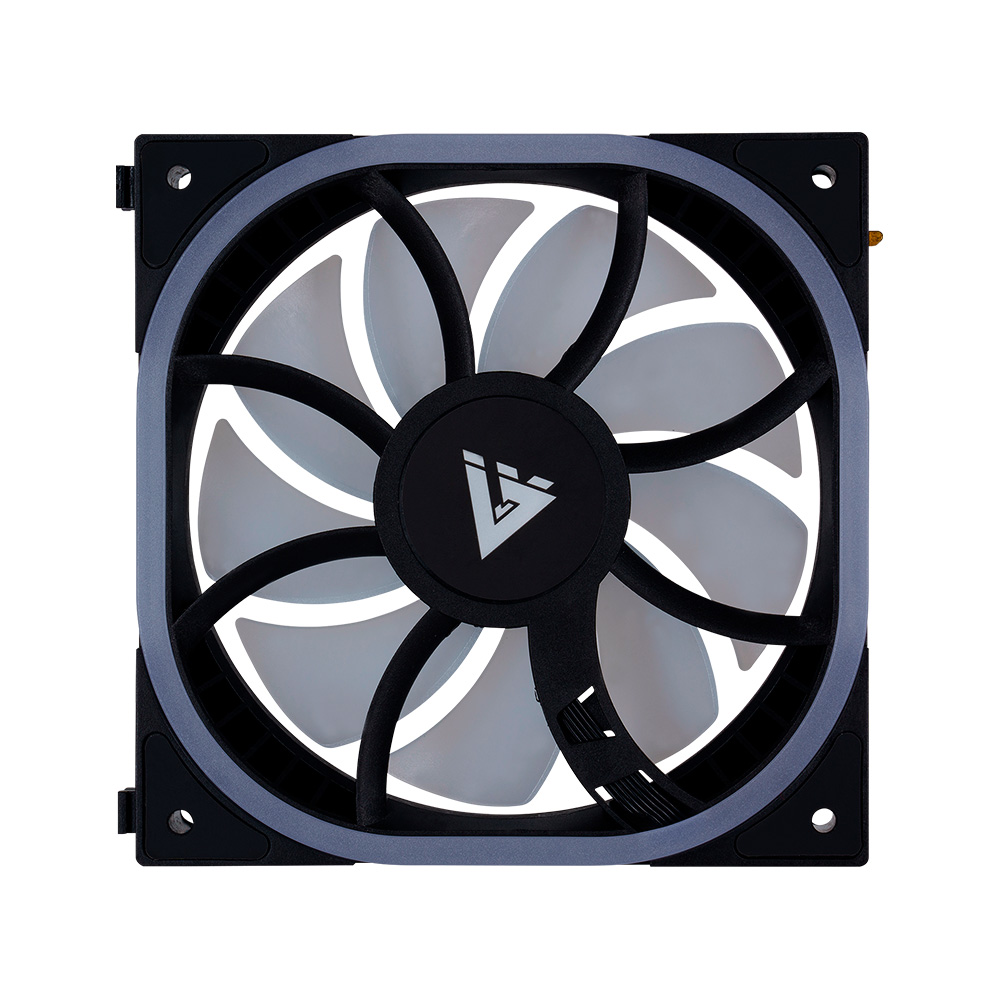 VENTILADOR MODULAR GAME FACTOR 120MM 58CFM 1900RPM RGB NEGRO FG500-BK