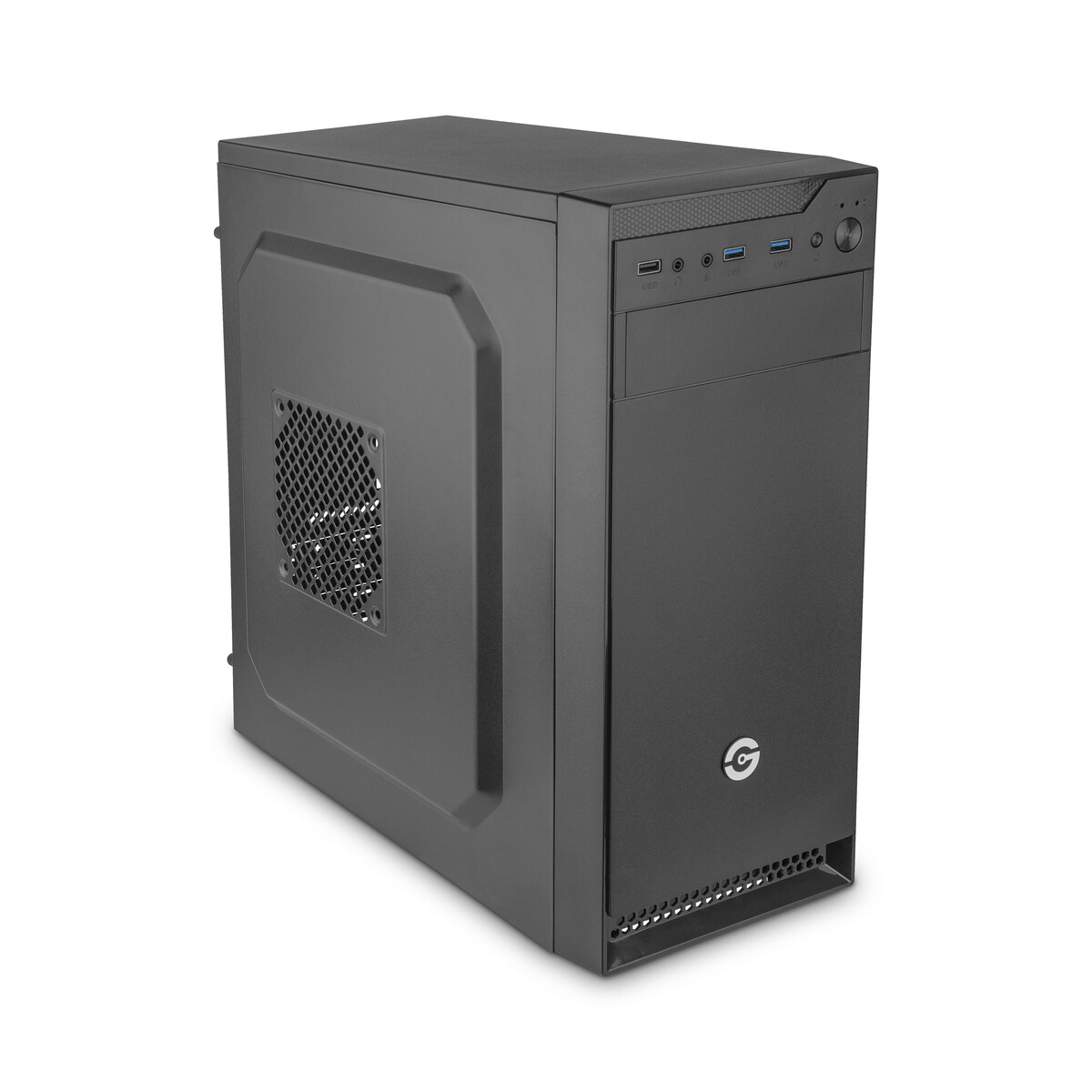 Getttech PC Case with Metallic pattern Panel - SKU: GCM-550AC-01