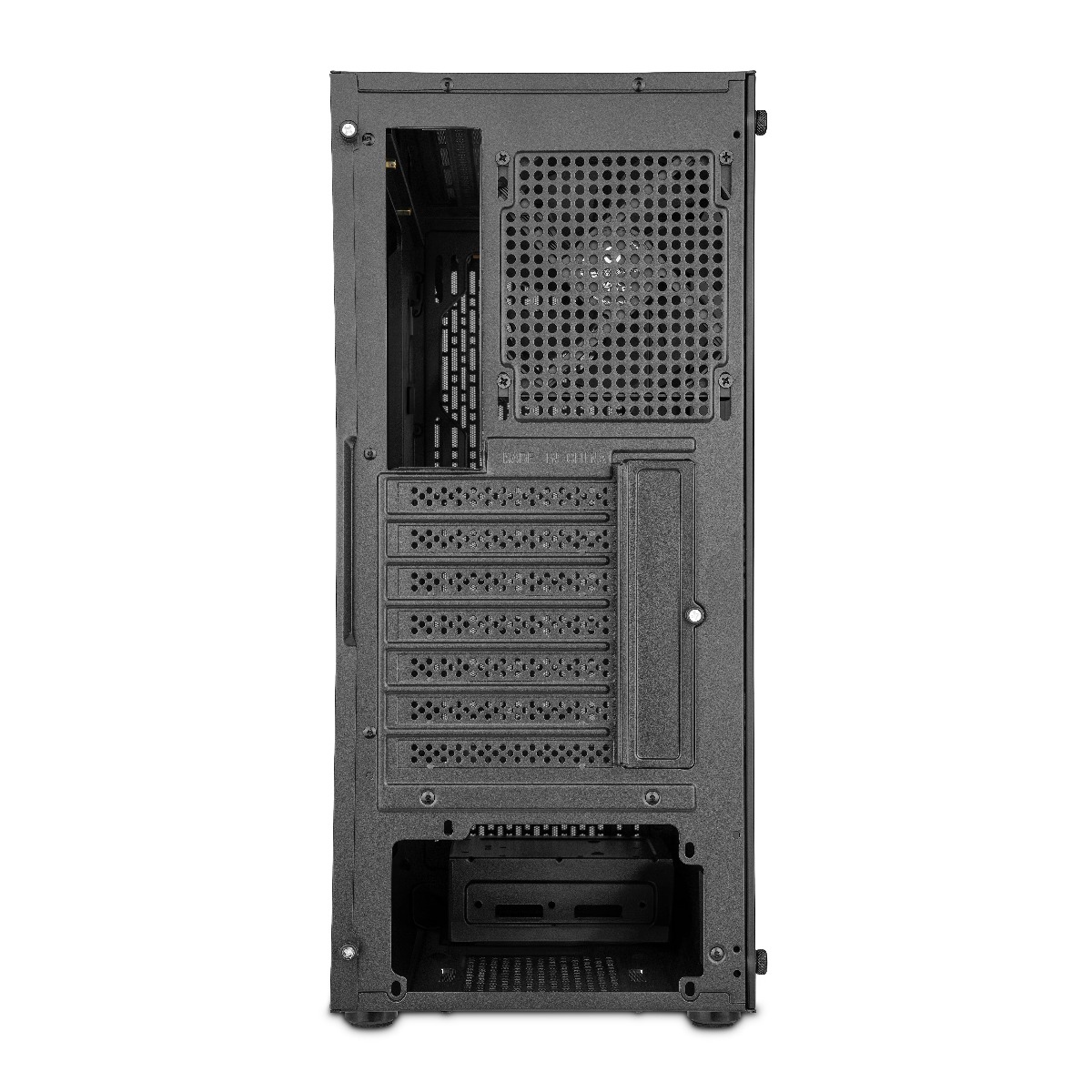 Getttech Gaming PC Case with Mesh Front Panel - SKU: GCM-ASGX1-01BK