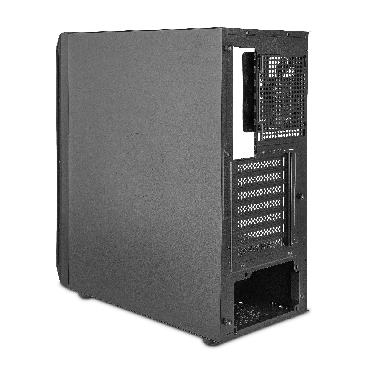 Getttech Gaming PC Case with Mesh Front Panel - SKU: GCM-ASGX1-01BK