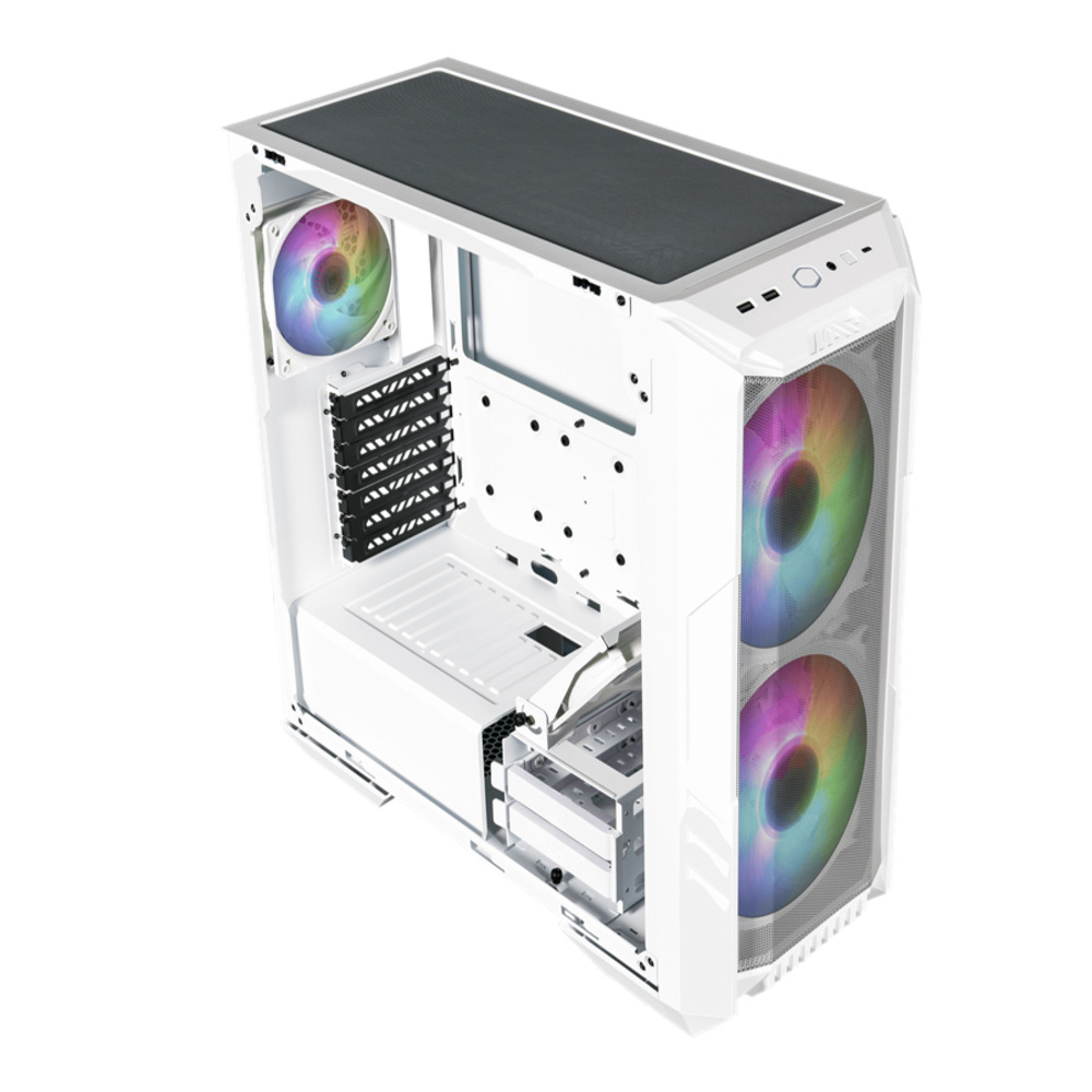 GABINETE COOLER MASTER HAF500 MID TOWER BLANCO H500-WGNN-S00