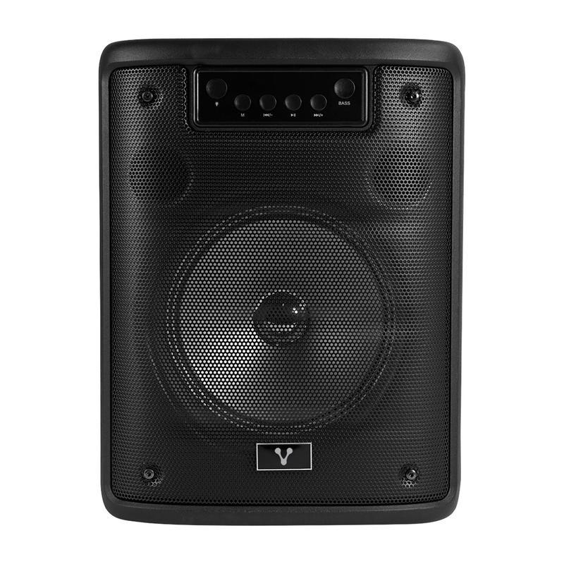 BAFLE VORAGO 8" BT 10 WATTS RMS/TWS 4 HRS CARGA USB TIPO C (KSP-303)