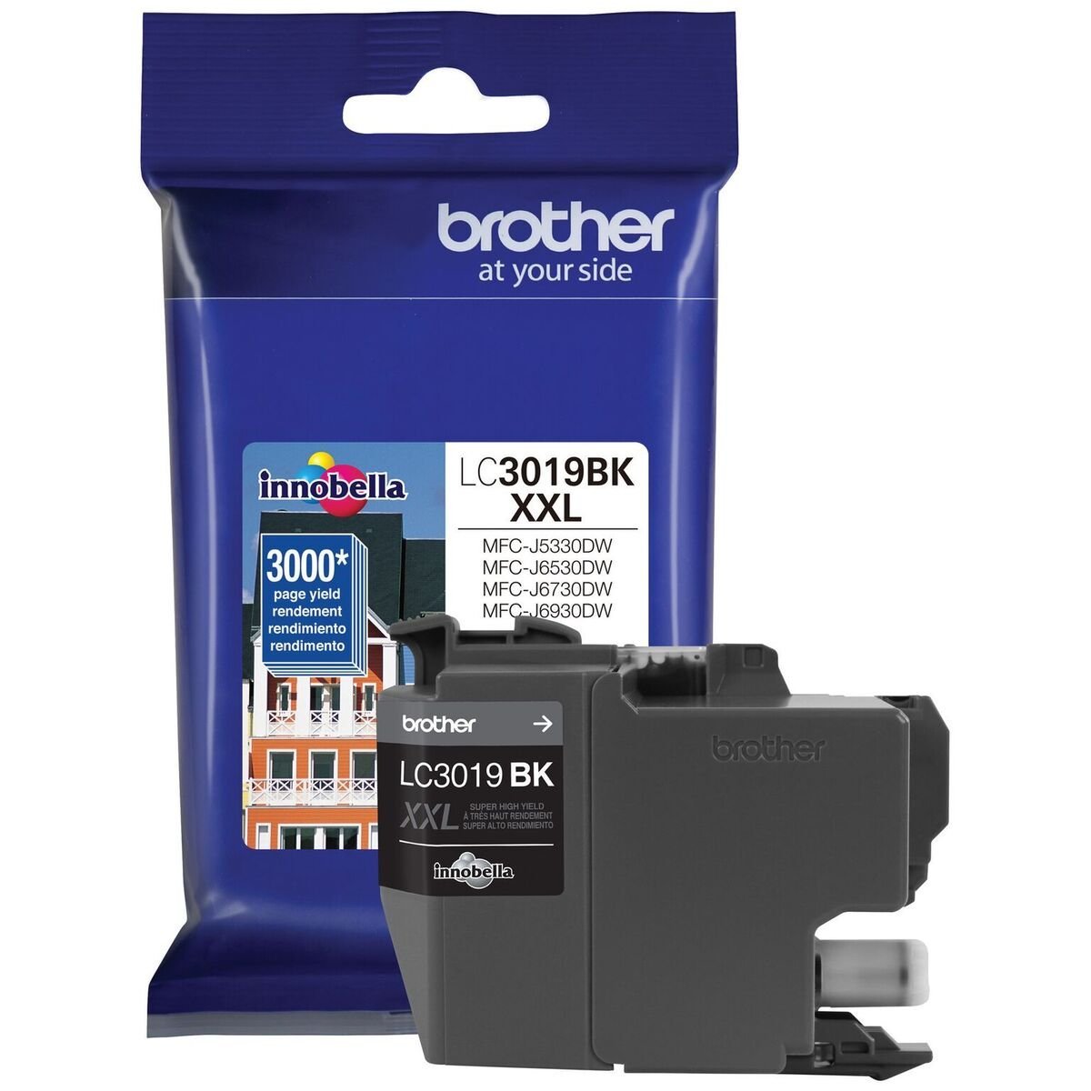 CARTUCHO BROTHER LC3019BK NEGRO 3000 PAGINAS APORX ALTO RENDIMIENTO PARA MFCJ LC-3019BK