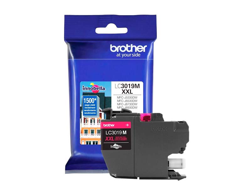 CARTUCHO BROTHER LC3019M MAGENTA 1500 PAGINAS APORX ALTO RENDIMIENTO LC3019M