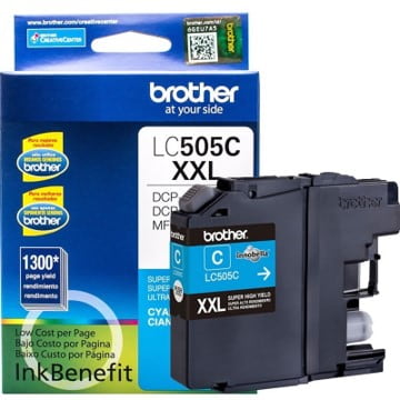 CARTUCHO BROTHER LC505C CYAN 1300 PAG APROX ALTO RENDIMIENTO LC505C