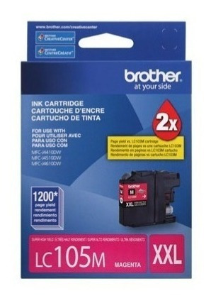 CARTUCHO BROTHER LC505M MAGENTA 1300 PAG APROX ALTO RENDIMIENTO LC505M