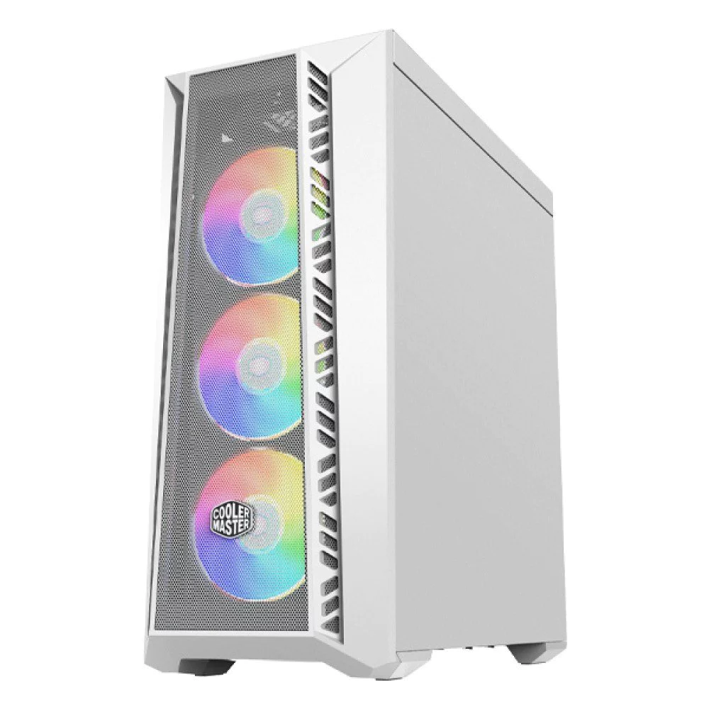 GABINETE COOLER MASTER  MASTER BOX 520 ARGB MID TOWER BLANCO (MB520-WGNN-S00)