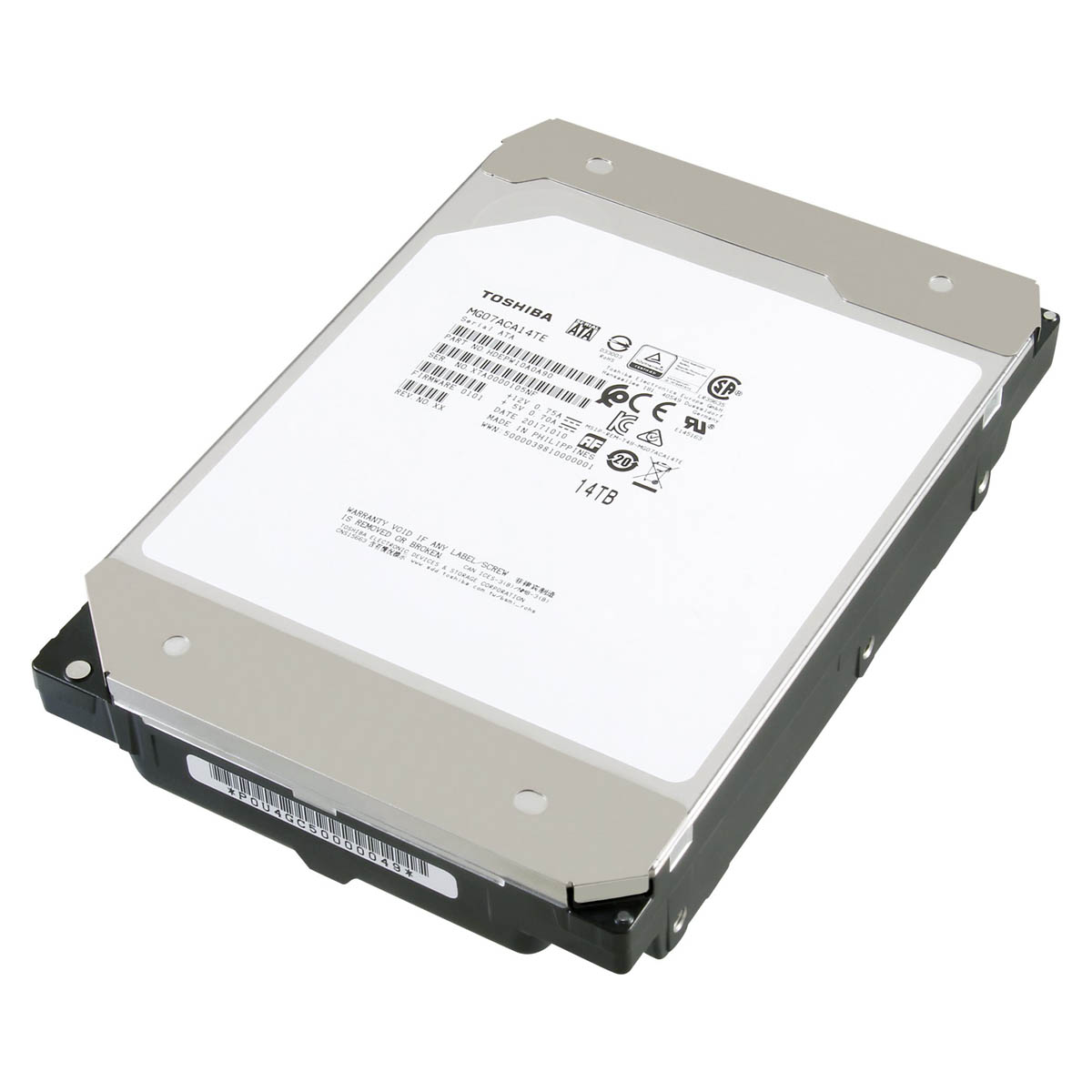 DISCO DURO INTERNO TOSHIBA MG09 ENTERPRISE 14TB 3.5” SATA 7200 512e (MG09ACA14TE)