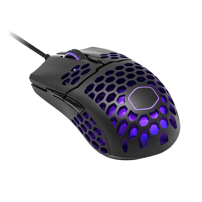 MOUSE COOLER MASTER MM711 BLACK RGB 16K DPI MM-711-KKOL1