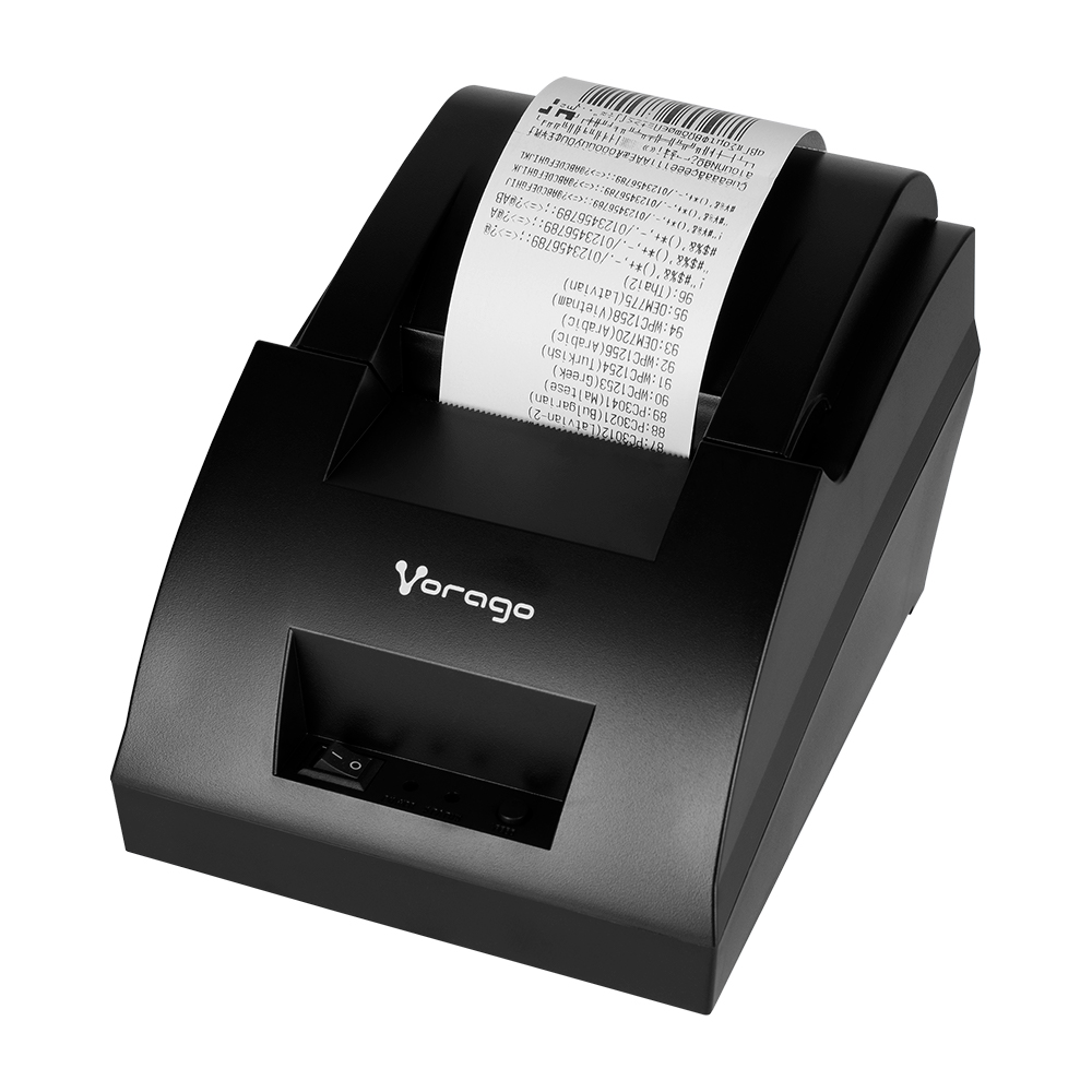 IMPRESORA TERMICA VORAGO POS TICKETS 58MM, USB, RJ11, 203 DPI (MNP-158)