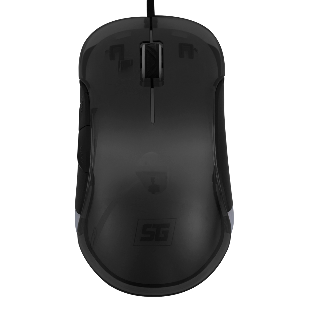 MOUSE START THE GAME ALAMBRICO RGB NEON 7,200 DPI TRANSPARENTE (MO-505)