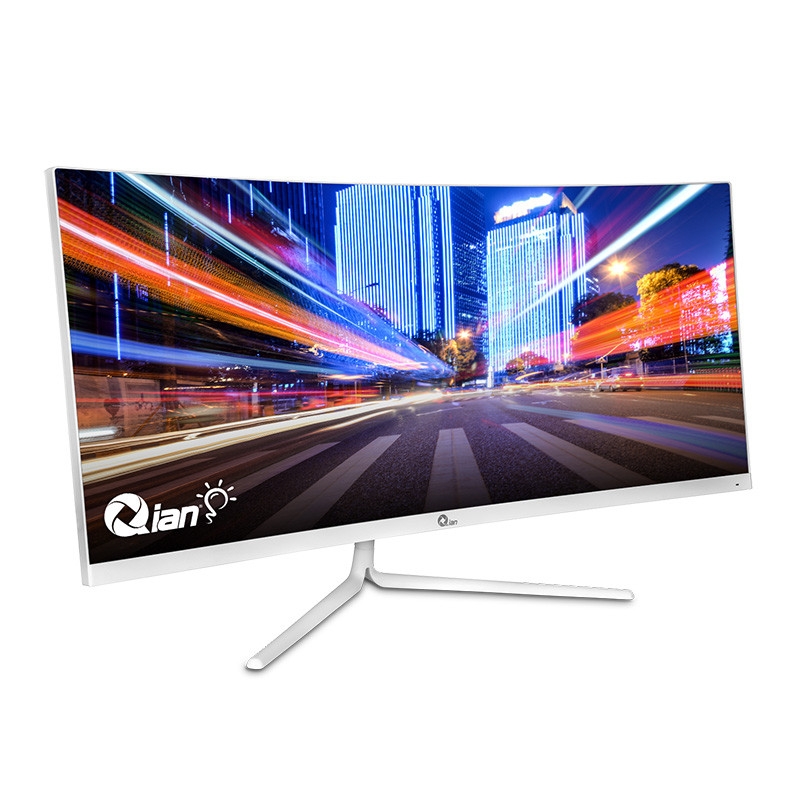 Qian 30" Ultra Wide FHD 1080P Curved Office Monitor - SKU: QMC-VA30-01